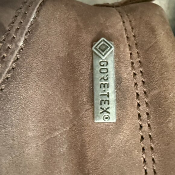 ECCO Brown Leather Gore-Tex Ankle Boots - Size 44 (US 10-10.5) - Picture 8 of 11